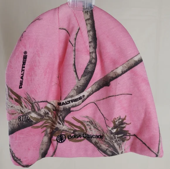 Realtree Woman's Ski Cap Pink Cammo - Picture 2 of 8